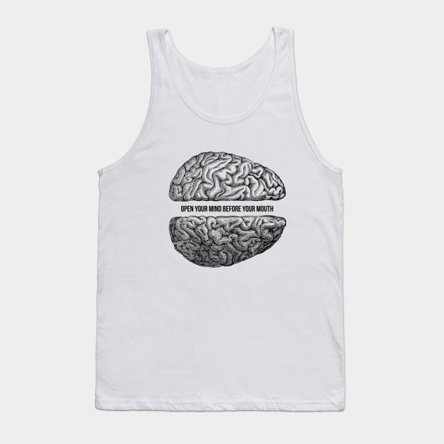 Open your mind Tank Top by BRAVE CREATION